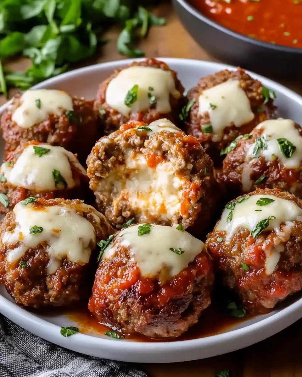 Ultimate Mozzarella Stuffed Meatballs Recipe – Gooey, Juicy, & Ready in 50!