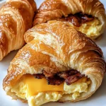 Killer Maple Mustard Croissant Breakfast Sandwiches