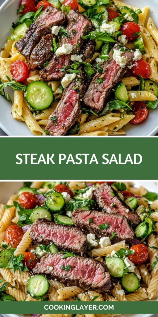 Steak Pasta Salad
