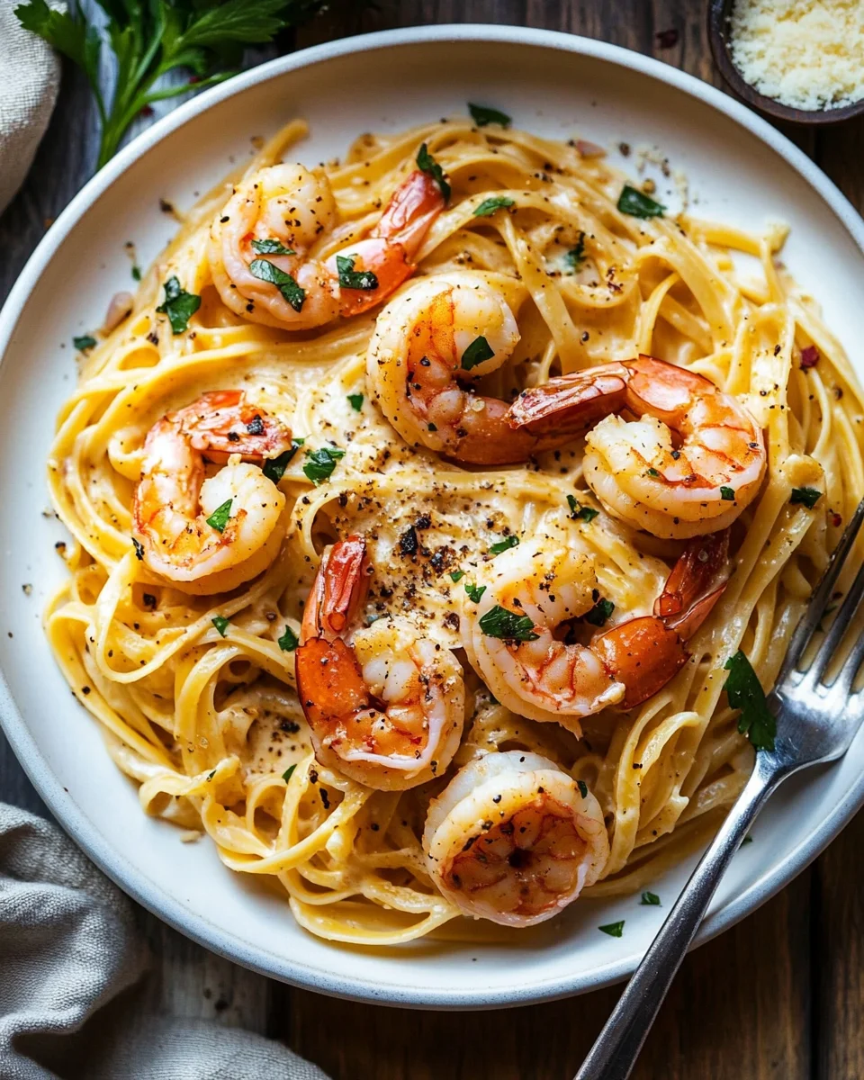 Creamy Garlic Shrimp Pasta: Elevate Dinner Tonight!