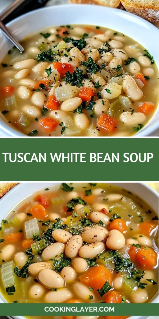 Tuscan White Bean Soup Recipe