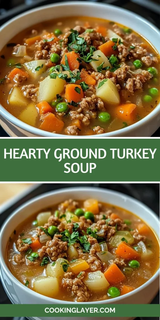 Hearty Ground Turkey Soup: A Hug in a Bowl