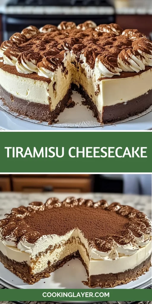 Tiramisu Cheesecake