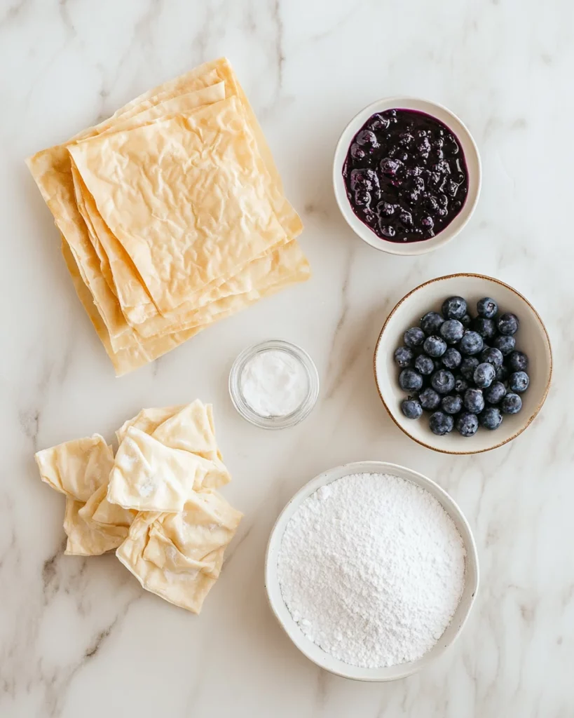 Air Fryer Blueberry Cheesecake Wontons