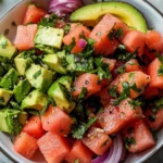 Avocado Watermelon Salad
