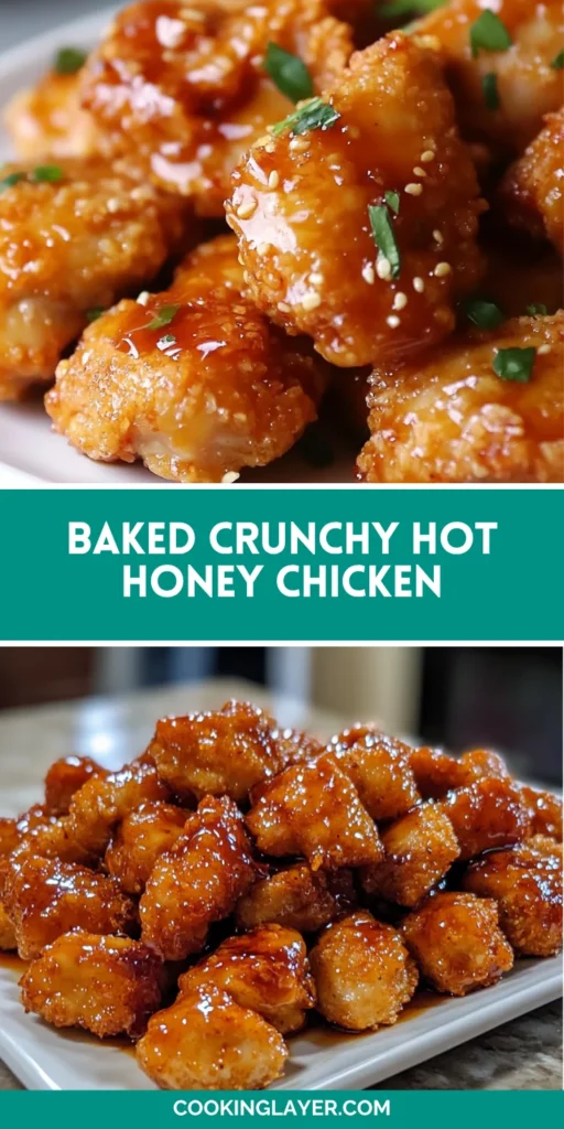 Baked Crunchy Hot Honey Chicken