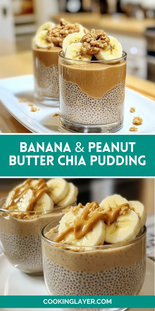 Banana & Peanut Butter Chia Pudding