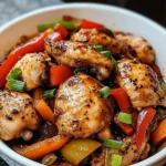 Black Pepper Chicken Dish