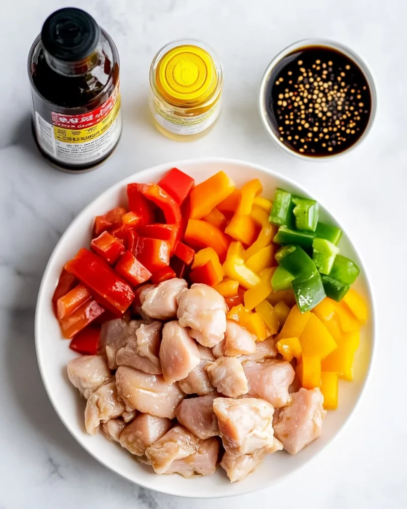 Black Pepper Chicken Dish