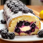 Blackberry Lemon Cake Roll