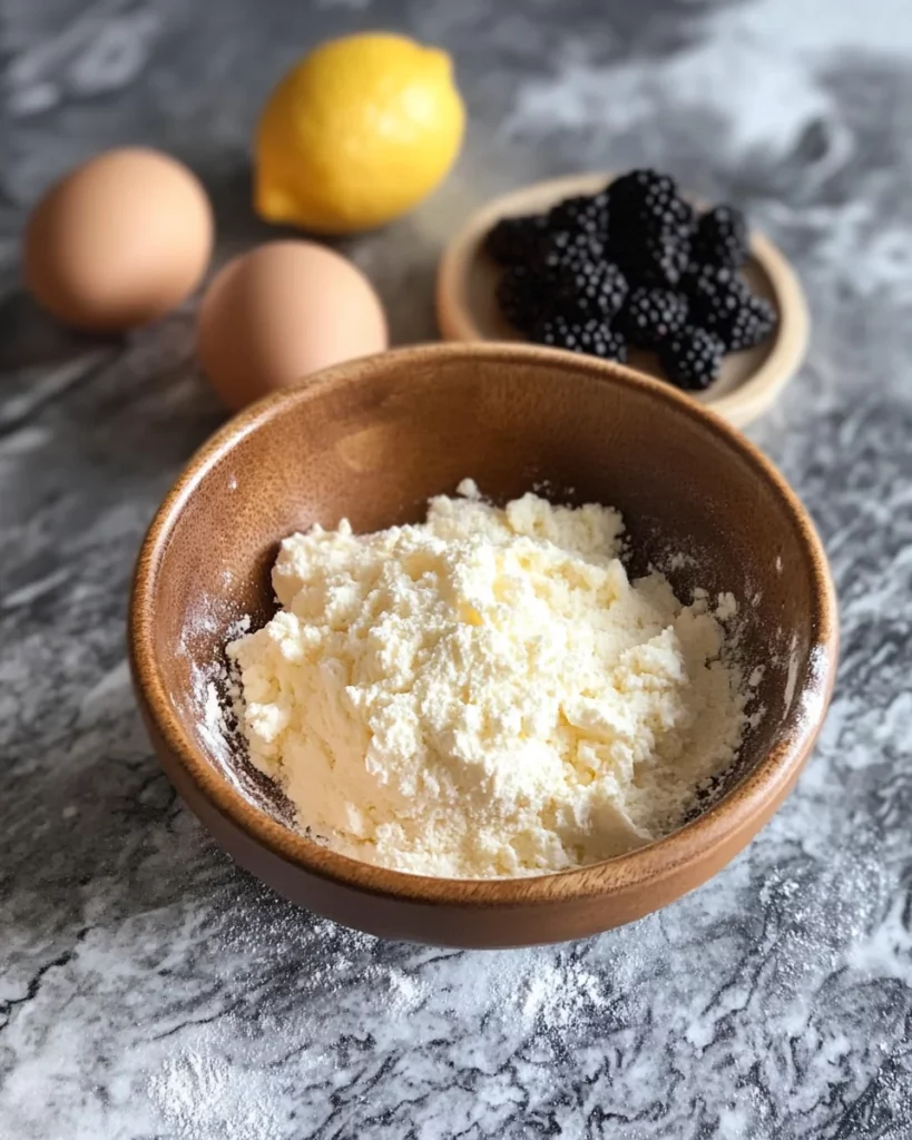 Blackberry Lemon Cake Roll