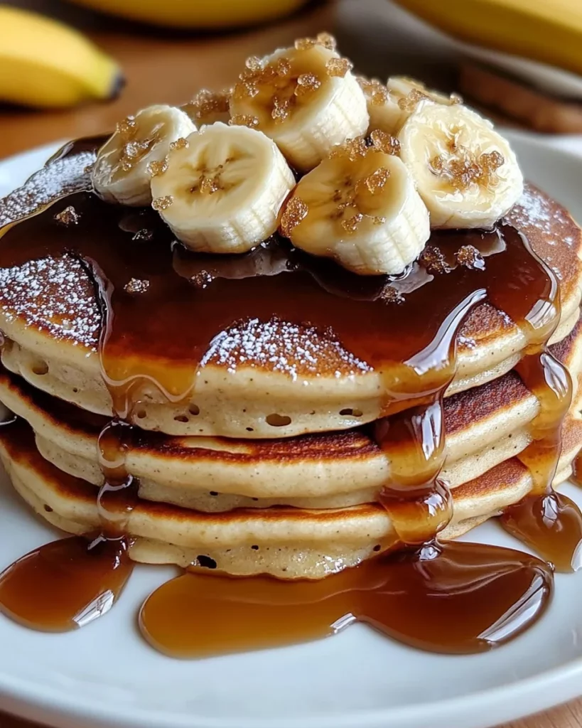 Brown Sugar Banana Pancakes