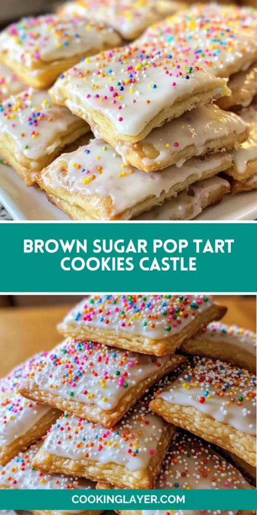 Brown Sugar Pop Tart Cookies Castle