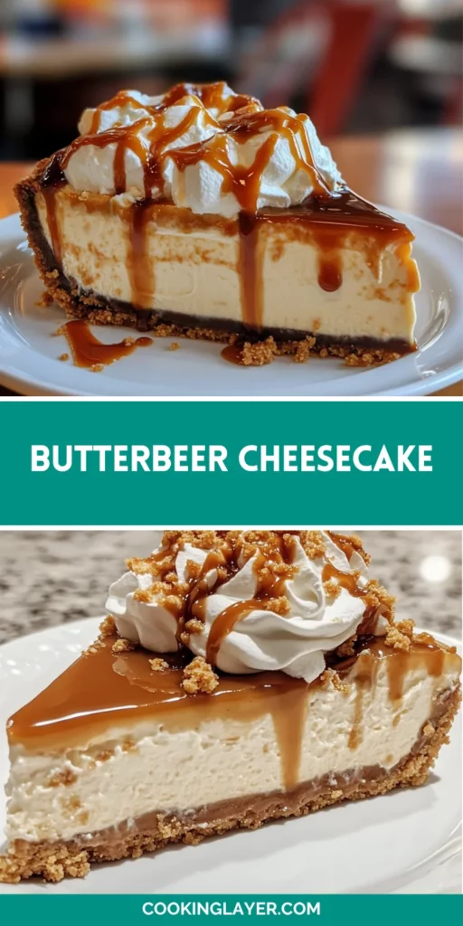 Butterbeer cheesecake