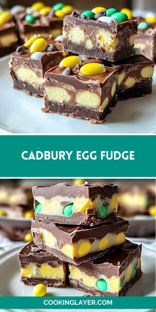 Indulge in Decadent Cadbury Egg Fudge