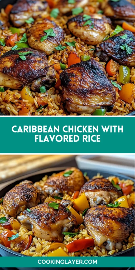 Caribbean Chicken with Flavored Rice