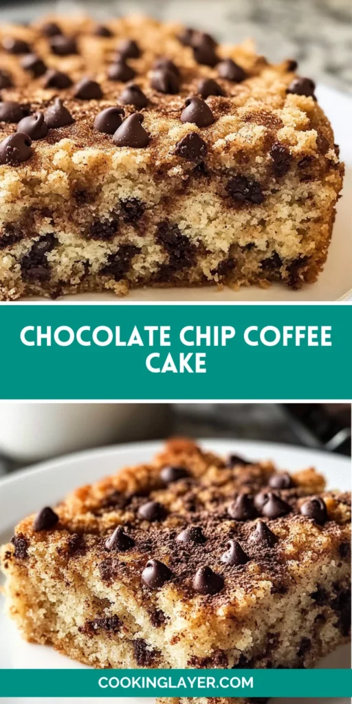Chocolate Chip Coffee Cake