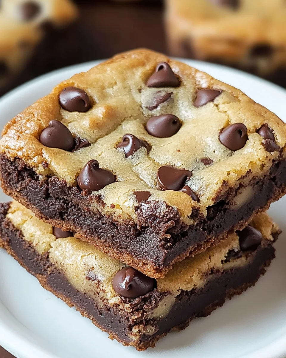 Chocolate Chip Cookie Brownies: Indulge in Bliss Today!