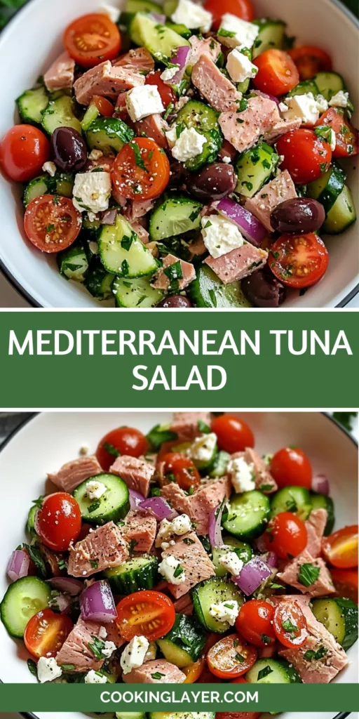Mediterranean Tuna Salad