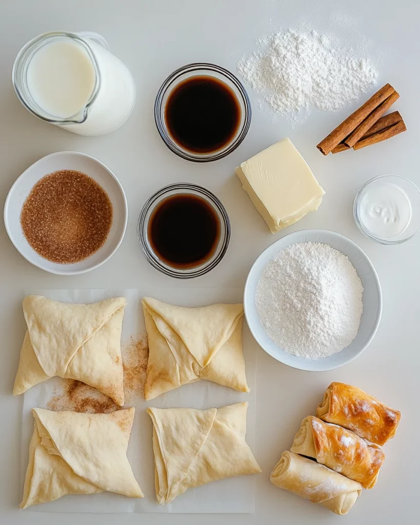 Cinnamon-Sugar Pizza made with Crescent Rolls