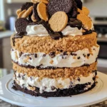 Cookies and Cream Cheesecake Tower