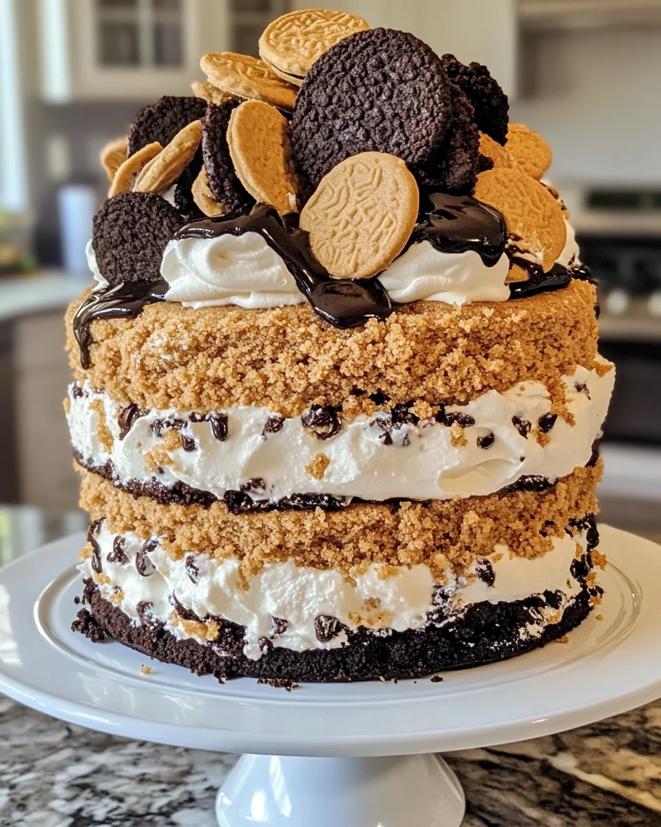 Cookies and Cream Cheesecake Tower: Indulge in Bliss!