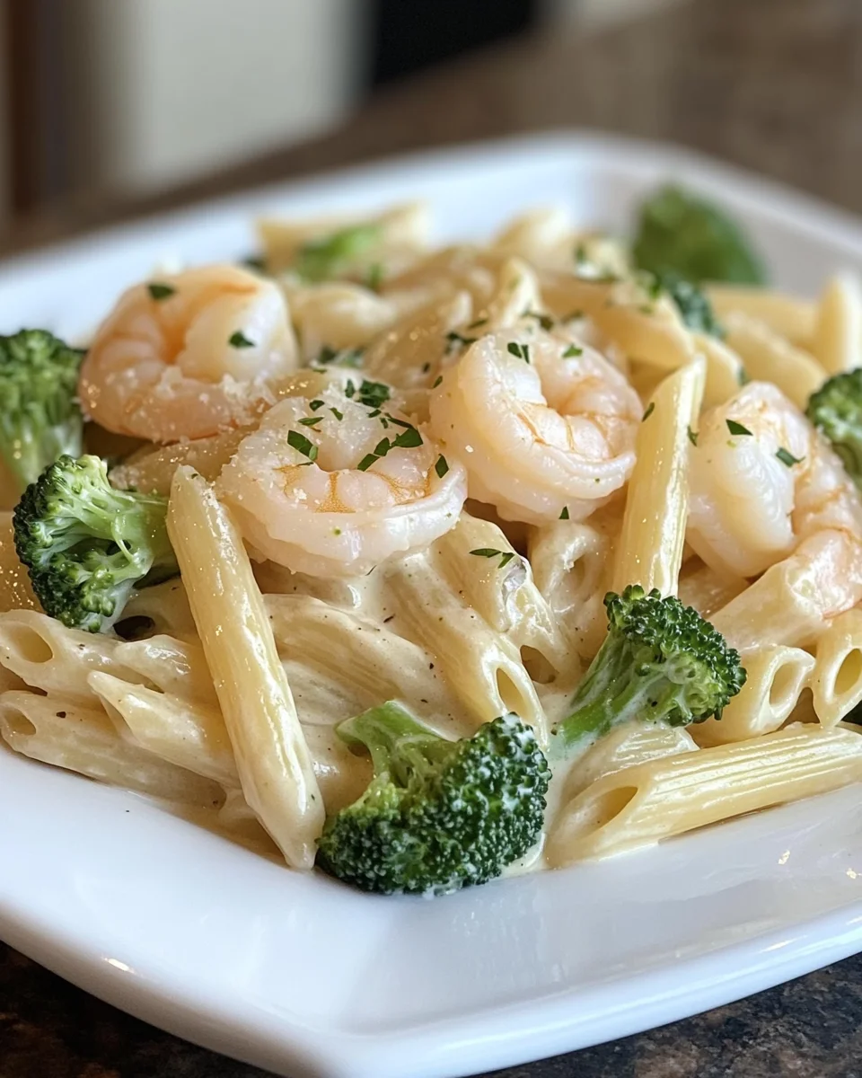 Creamy Shrimp Alfredo Pasta with Broccoli: A Delightful Recipe!