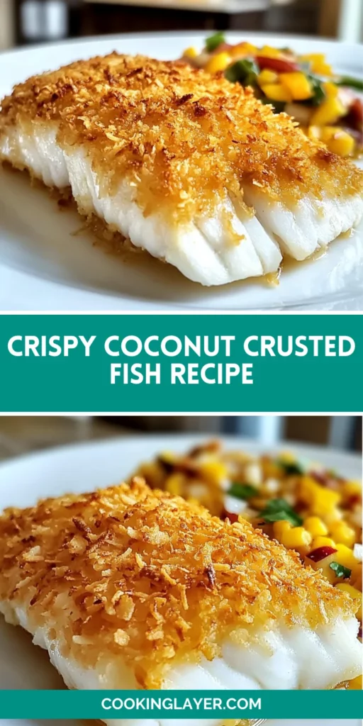Crispy Coconut Crusted Fish Recipe
