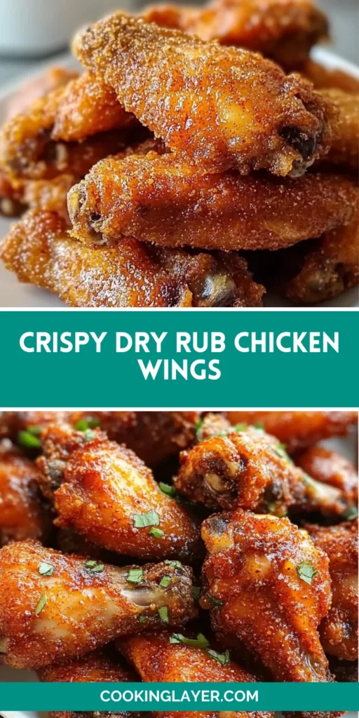 Crispy Dry Rub Chicken Wings