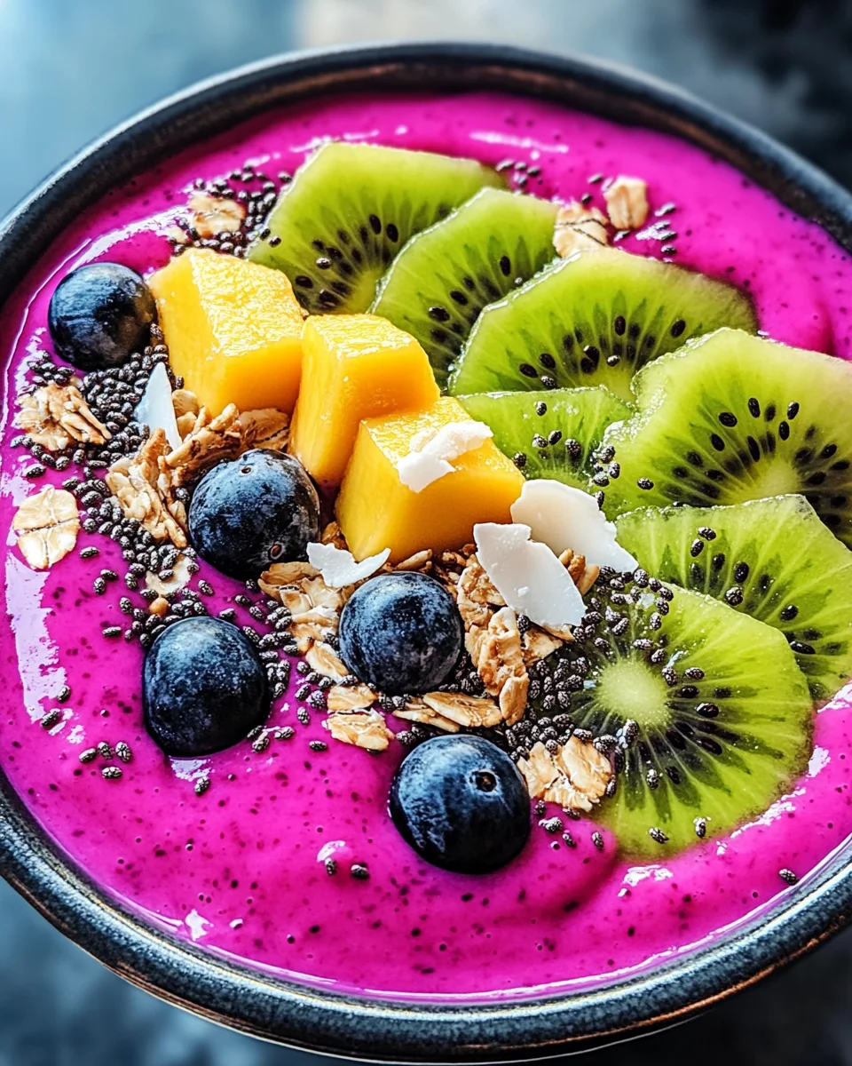 Dragon Fruit Smoothie Bowl: A Colorful Delight Recipe