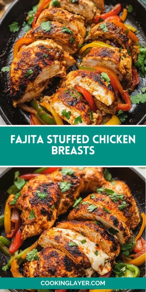 Fajita Stuffed Chicken Breasts