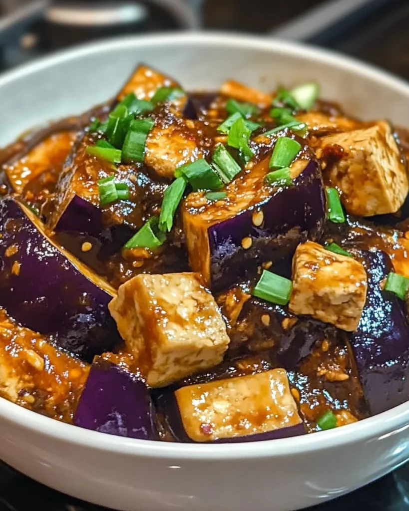 Fiery Garlic Eggplant