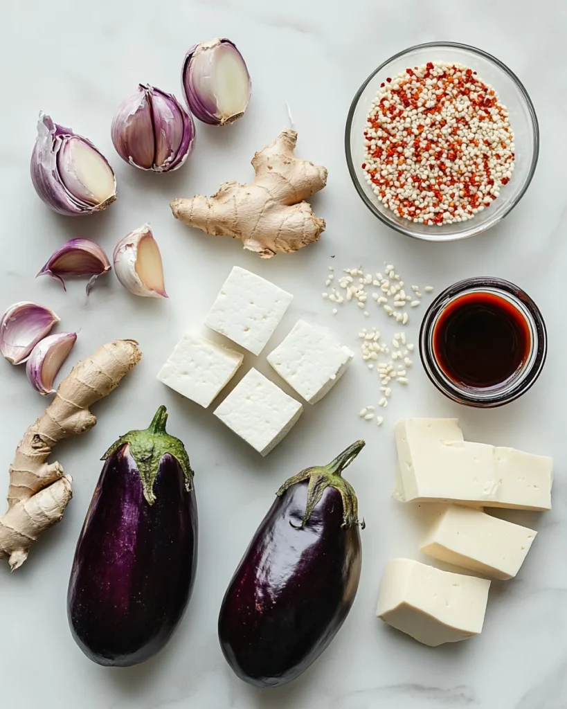 Fiery Garlic Eggplant