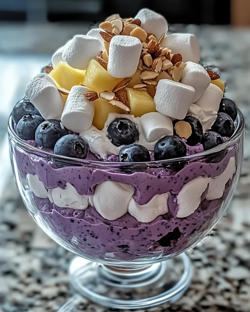 Fluffy Blueberry Marshmallow
