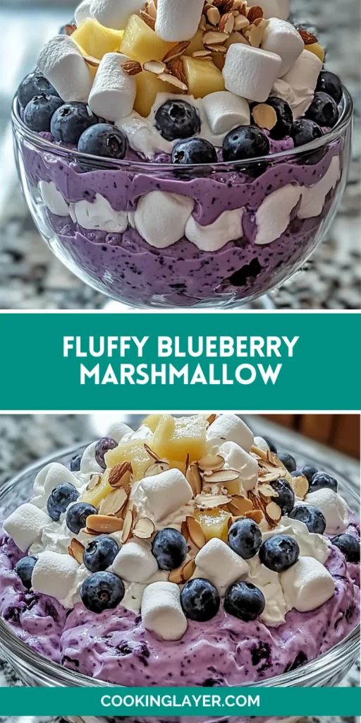 Fluffy Blueberry Marshmallow
