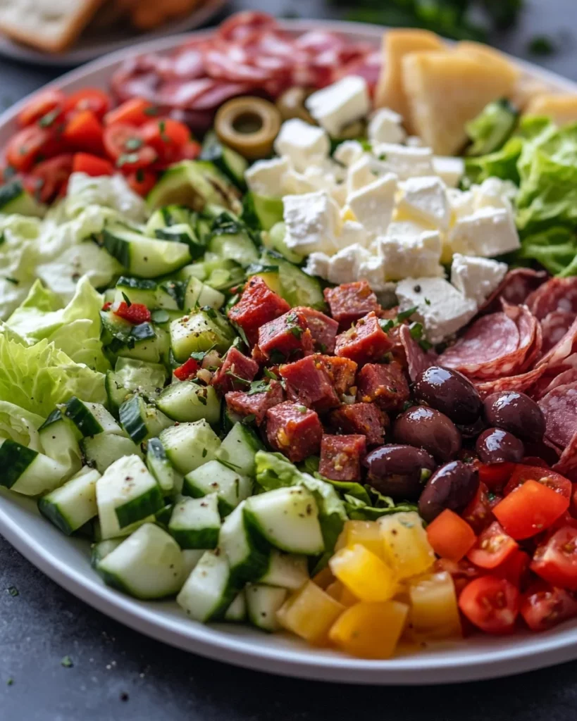 Greek Salad with Meat