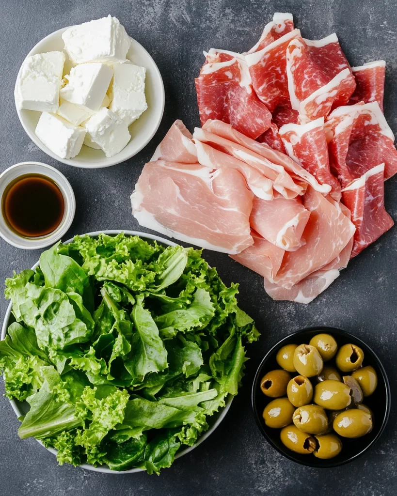 Greek Salad with Meat