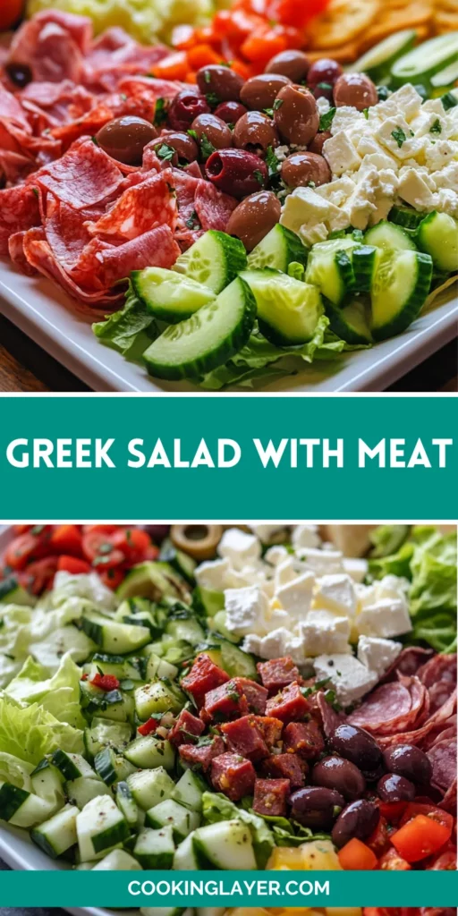 Greek Salad with Meat