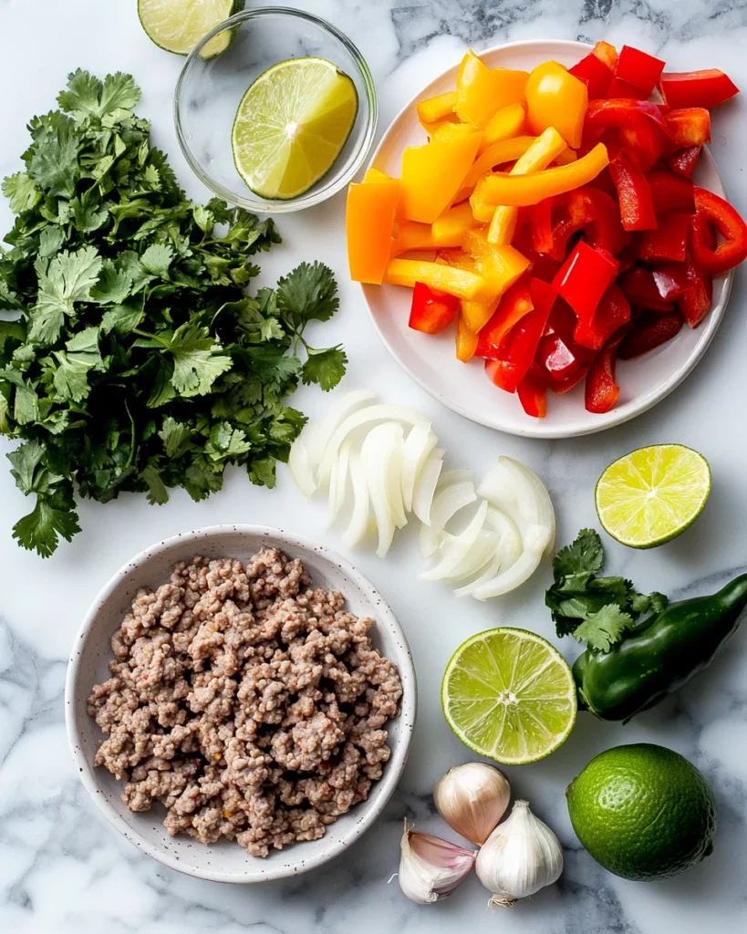 Ground Turkey and Peppers