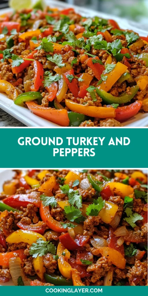 Ground Turkey and Peppers