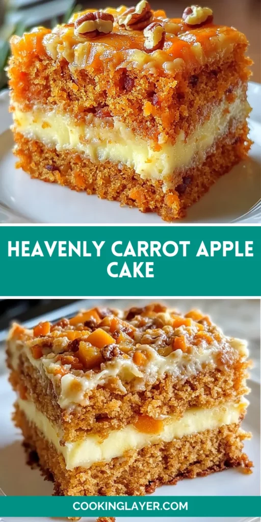 Heavenly Carrot Apple Cake