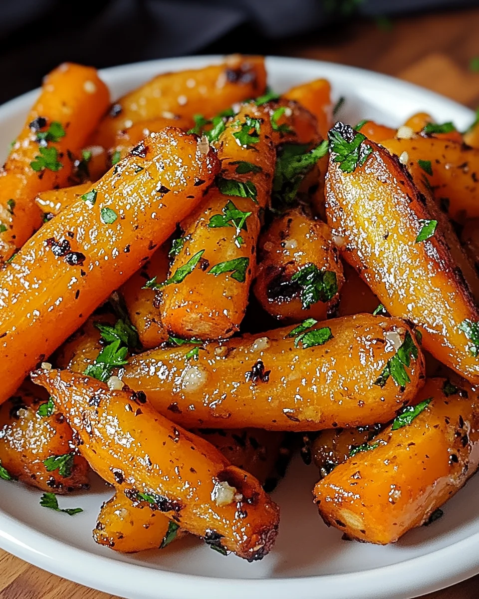 Honey Garlic Butter Roasted Carrots: A Sweet Delight!