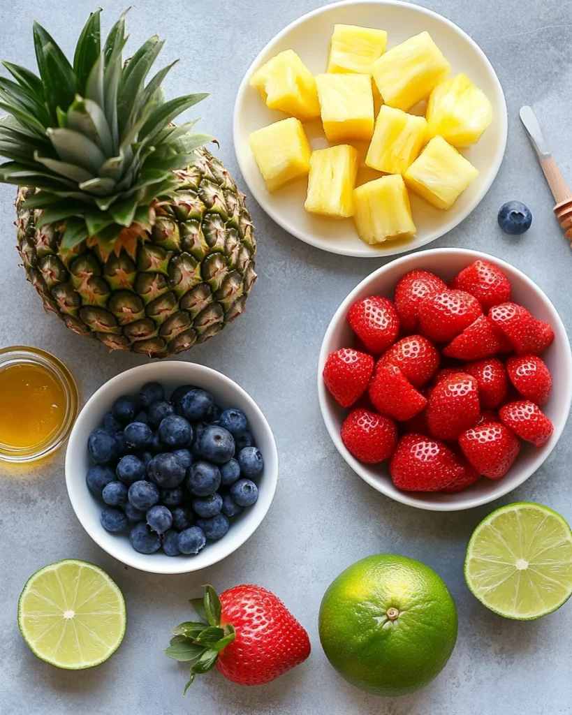 Honey Lime Fruit Salad
