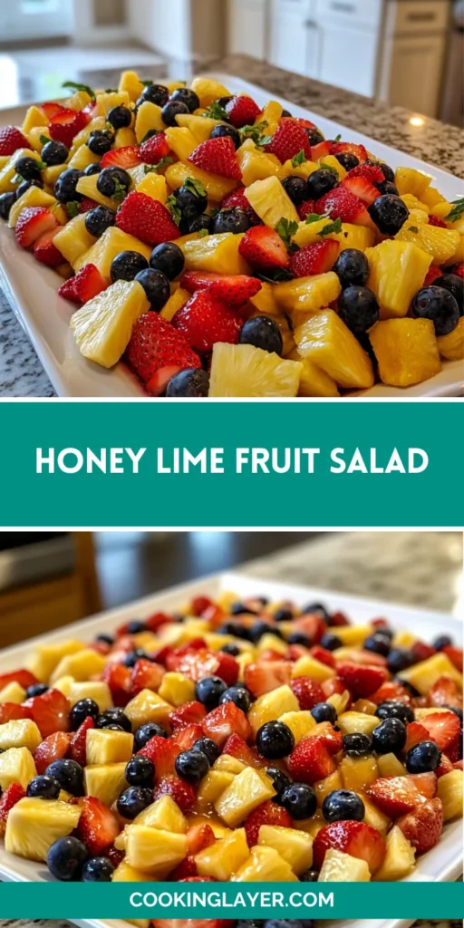 Honey Lime Fruit Salad