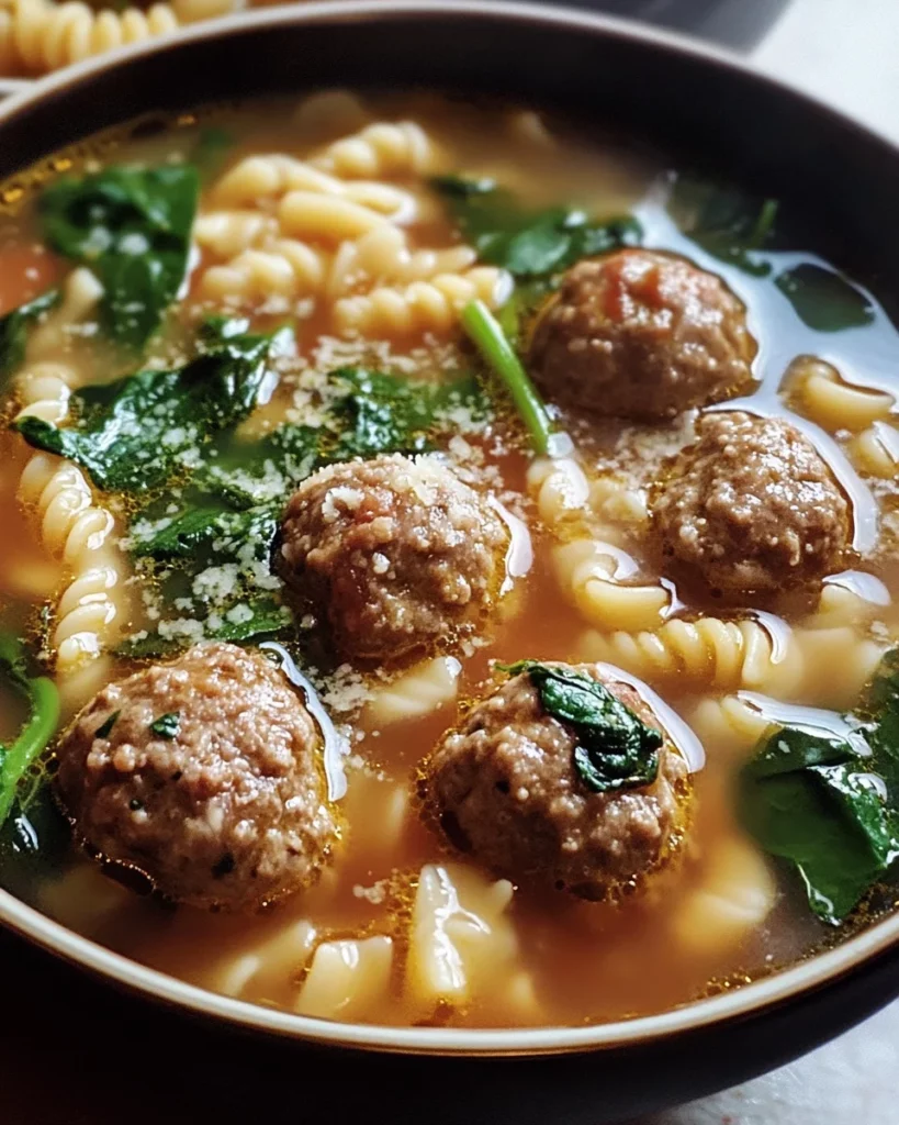 Italian Meatball Soup