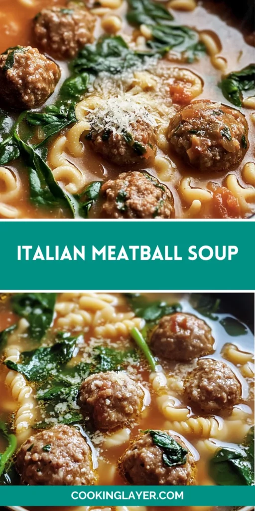 Italian Meatball Soup
