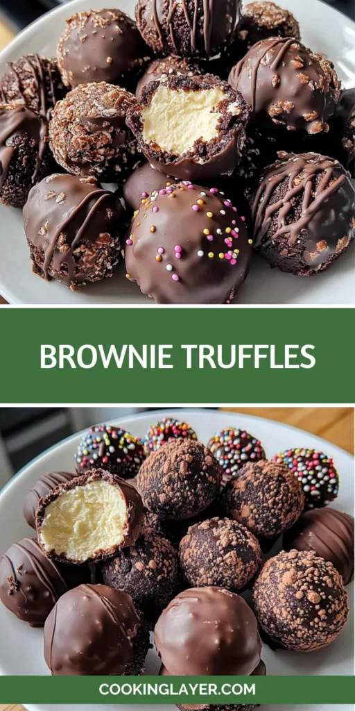 brownie truffles