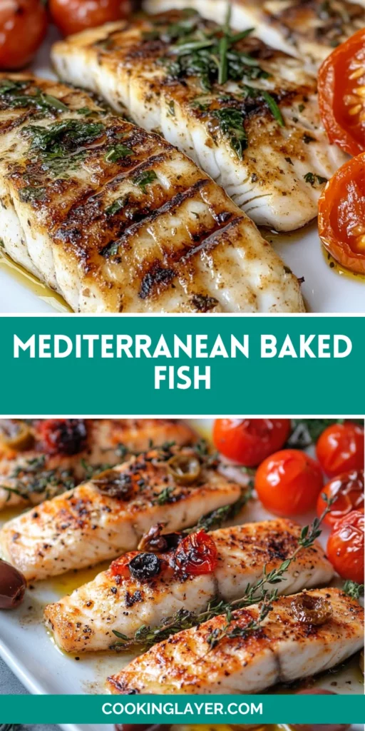 Mediterranean Baked Fish