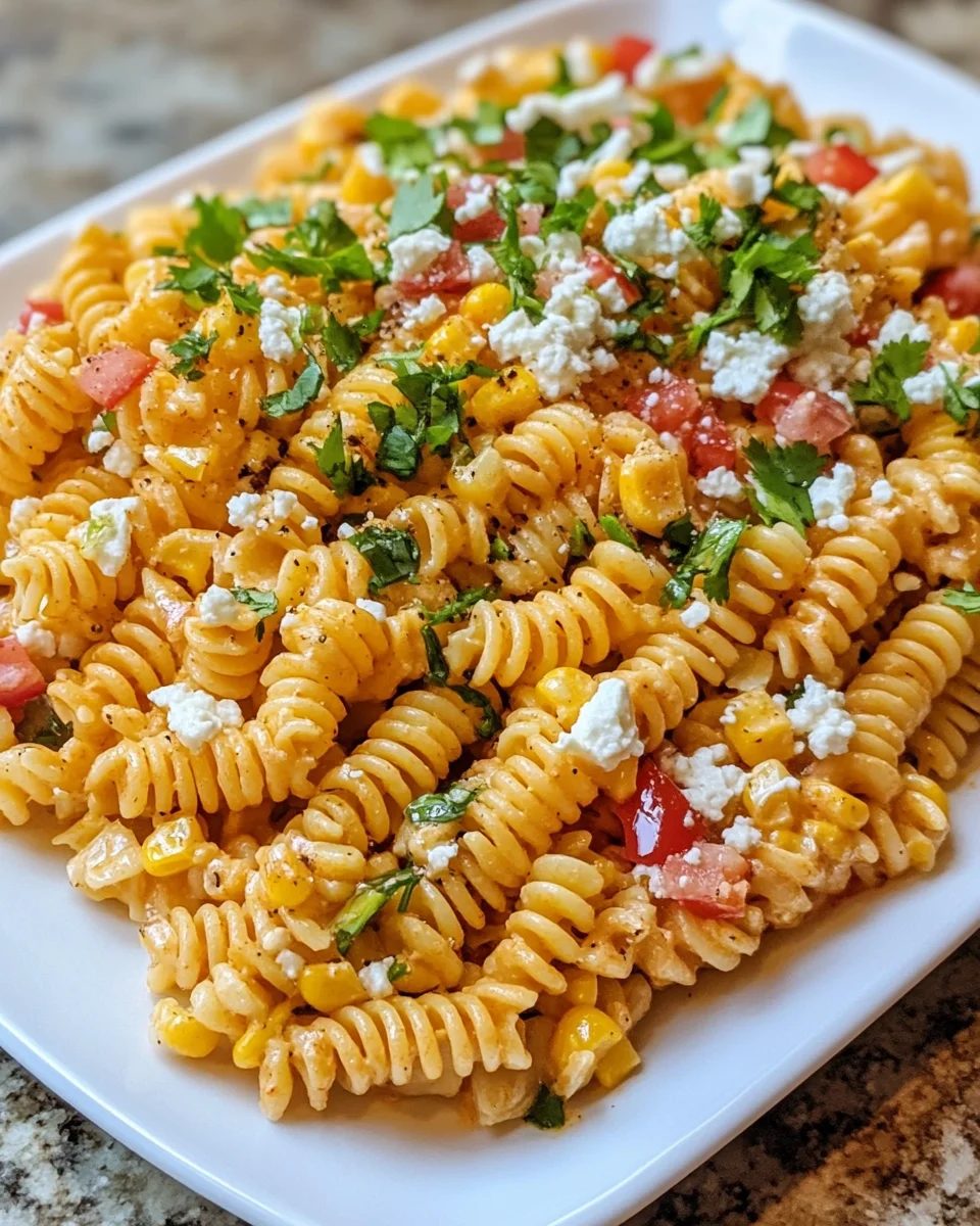 Mexican Street Corn Pasta Salad that Will Wow Your Guests!