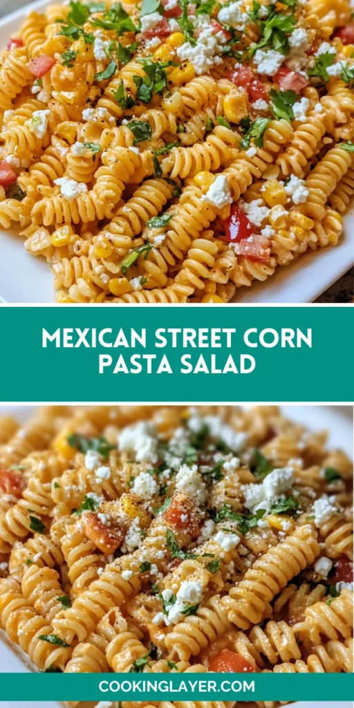 Mexican Street Corn Pasta Salad